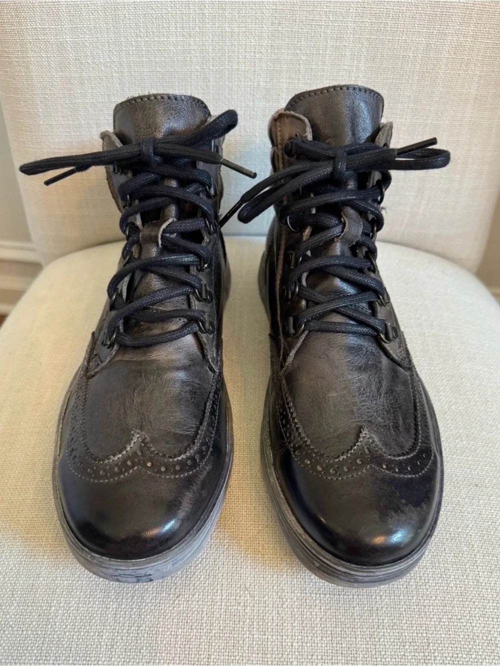 Bed Stu Russel Dip Dye Stone Wash Ankle Boots Men's Size 9